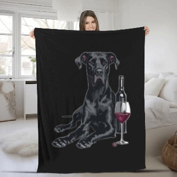 Discover Great Dane Fleece Blankets