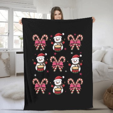 Discover Cute Christmas, Funny Christmas, Snowman Christmas Fleece Blankets