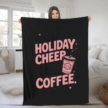 Discover Hot Cocoa Christmas Fleece Blankets