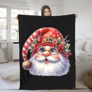 Discover Santa Claus Christmas, Merry Christmas Fleece Blankets