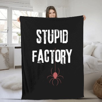 Discover The stupid factory Fleece Blankets