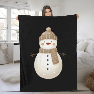 Discover Snowman Christmas, Merry Christmas Fleece Blankets
