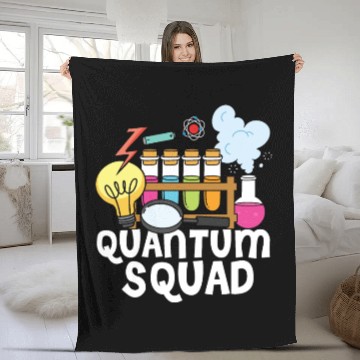 Discover Physics Physicist Squad Fleece Blankets