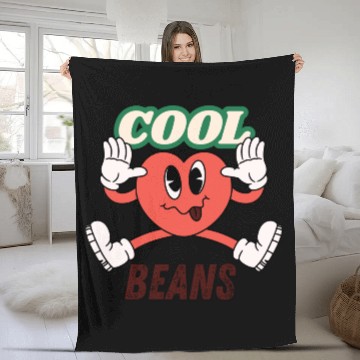 Discover Womens Funny Fleece Blankets Cool Beans Holiday Sunday