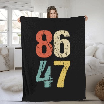 Discover Anti-Trump - 86 47 I Fleece Blankets