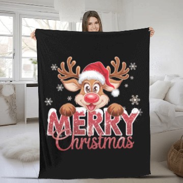Discover Gingerbread Christmas, Funny Christmas Fleece Blankets
