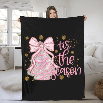 Discover Tis The Season, Merry Christmas Fleece Blankets