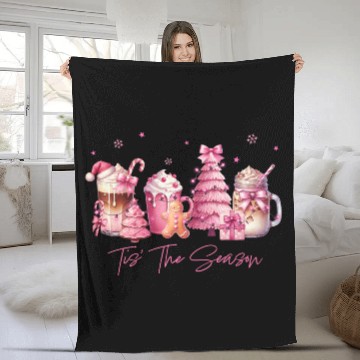 Discover Tis The Season, Merry Christmas Fleece Blankets