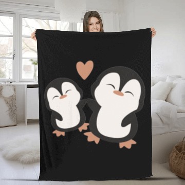 Discover Brown Flat Illustrative Newborn Fleece Blankets