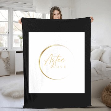 Discover aztec love Fleece Blankets