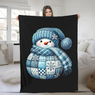 Discover Snowman Christmas, Cute Christmas Fleece Blankets