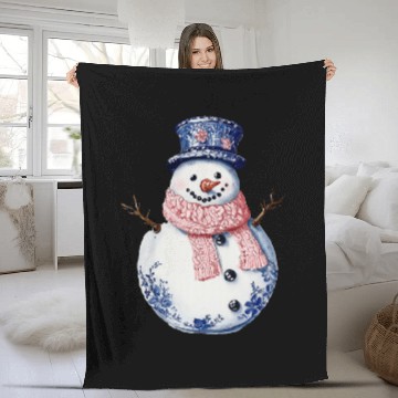 Discover Merry Christmas, Christmas Vintage Fleece Blankets