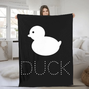 Discover Duck Fleece Blankets
