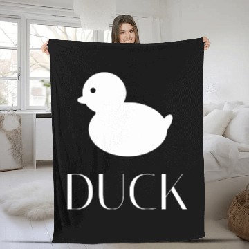 Discover Duck Fleece Blankets