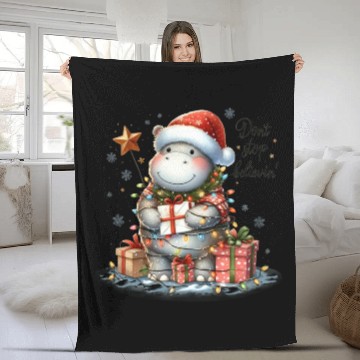 Discover Don t Stop Believin, Merry Christmas Fleece Blankets