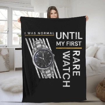 Discover Clock Collector Time Clock Face Fleece Blankets