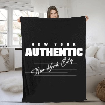 Discover New York City Fleece Blankets