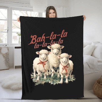 Discover Christmas Farm, Merry Christmas Fleece Blankets