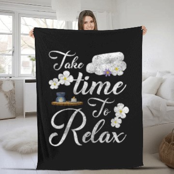 Discover Wellness Vacation Healthy Youth Fleece Blankets