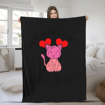 Discover Valentines Day, Valentine Retro Fleece Blankets