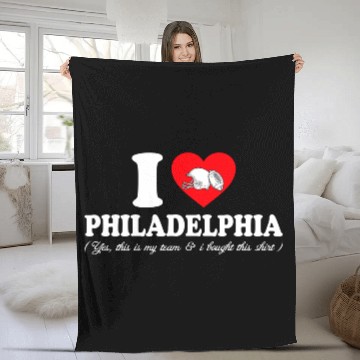 Discover Groovy I Love Philadelphia Fleece Blankets