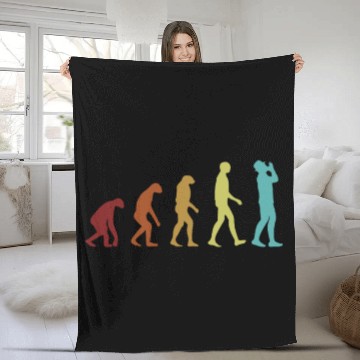 Discover Harmonica Evolution Harmonicist Mouth Harp Fleece Blankets