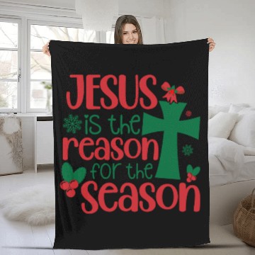 Discover Jesus is the Reason for the Season, Christmas Fleece Blankets