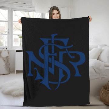 Discover Our Lady of the Rosary of Fátima - NSRF monogram Fleece Blankets