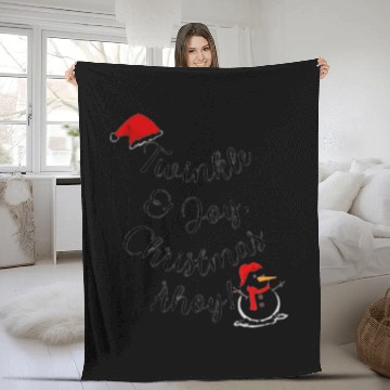 Discover Twinkle and Joy Christmas Ahoy! - Festive Holiday Fleece Blankets