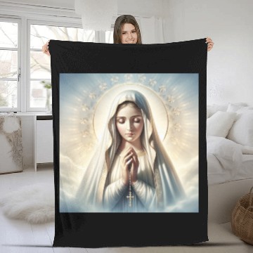 Discover Our Lady of Fátima Fleece Blankets