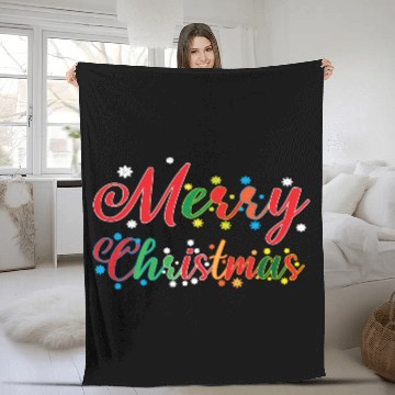 Discover Holly Jolly Holidays : Merry Christmas Fleece Blankets