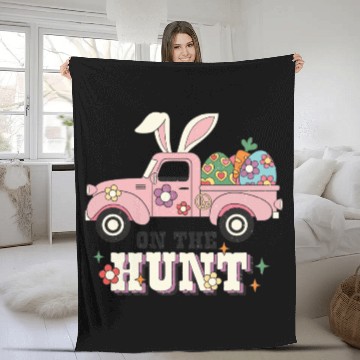 Discover Happy Easter Day, Easter Bunny Fleece Blankets