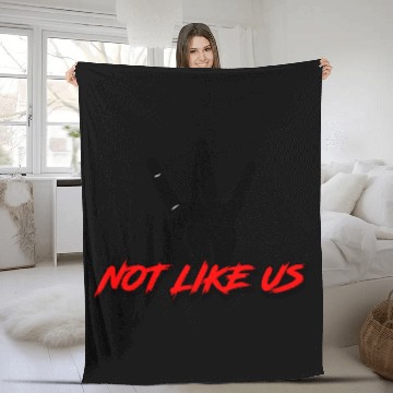 Discover Not Like Us Fleece Blankets