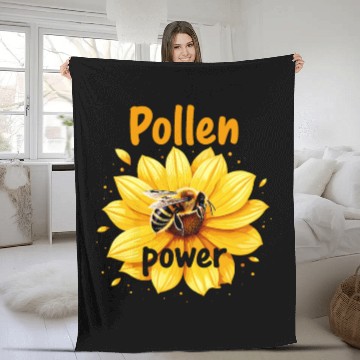 Discover Bee-Friendly Gardener Pollinator Garden and Save Fleece Blankets