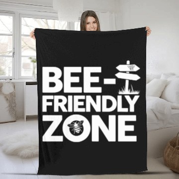 Discover Bee-Friendly Gardener Pollinator Garden and Save Fleece Blankets