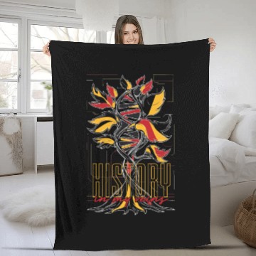 Discover Genealogy Genealogist German History In My Veins Fleece Blankets
