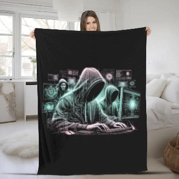 Discover Programmer Computer Science Informatics Fleece Blankets