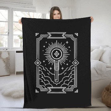 Discover K-Pop Korean Pop Music South Korea Kpop Lightstick Fleece Blankets