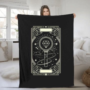 Discover K-Pop Korean Pop Music South Korea Kpop Lightstick Fleece Blankets