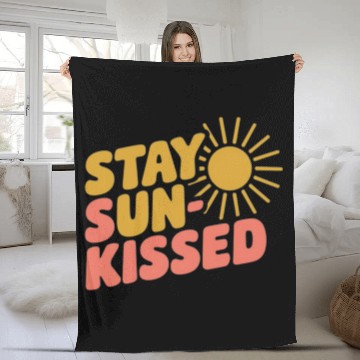 Discover Here Comes the Sun Fleece Blankets