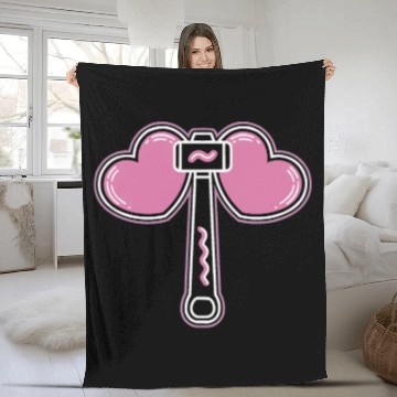Discover K-Pop Korean Pop Music South Korea Kpop Lightstick Fleece Blankets