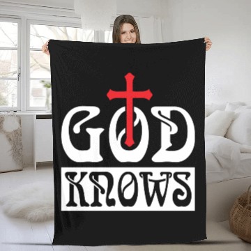 Discover God Knows Love Jesus Christian Christmas Fleece Blankets