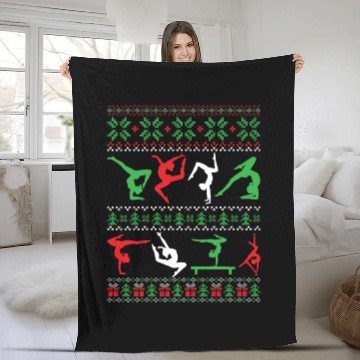 Discover Dancer Christmas Dance Merry Dancemas Teacher Fleece Blankets
