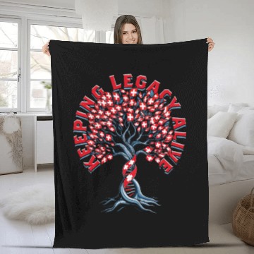 Discover Genealogy Genealogist Swiss Ancestry Fleece Blankets