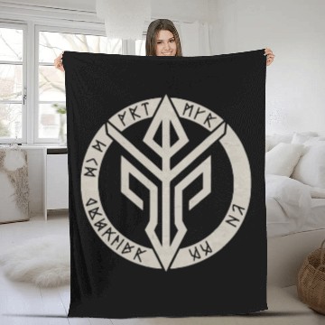 Discover Asatru Valhalla Scandinavian Pride Norsemen Viking Fleece Blankets