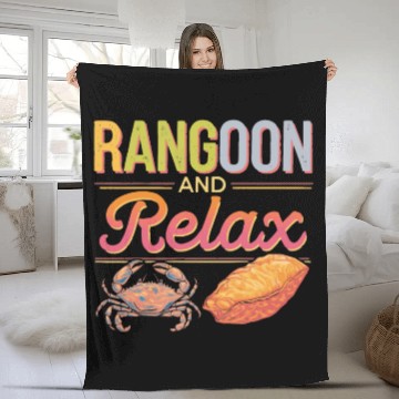 Discover Crab Rangoon Lover American Chinese Sea Food Fleece Blankets