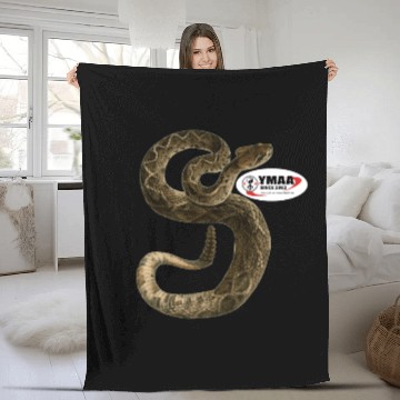 Discover Snake: Year of the Snake 2025 conversation-starter Fleece Blankets