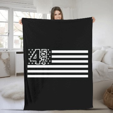 Discover Trump 45 47 President Trump Republican Fleece Blankets