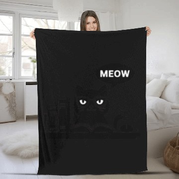Discover Meow Fleece Blankets