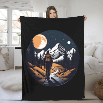 Discover Adventure Awaits - Explore The World Fleece Blankets
